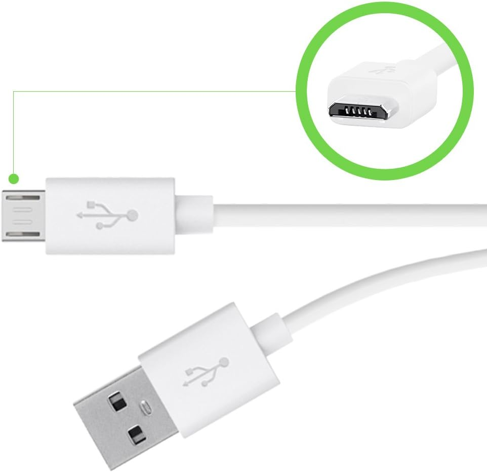 Belkin MixIt Colour Range 2m Micro USB Cable for Smartphones and Tablets - White Belkin MixIt Colour Range 2m Micro USB Cable for Smartphones and Tablets - White